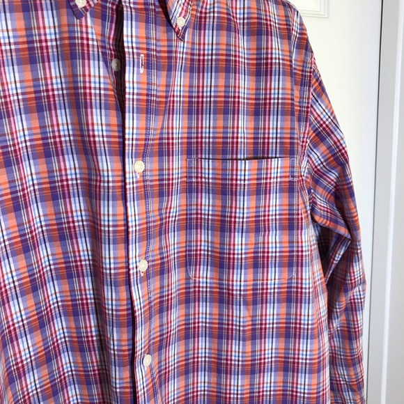 Triscots St Raphael Bright Plaid Button Down Shirt - Picture 3 of 7